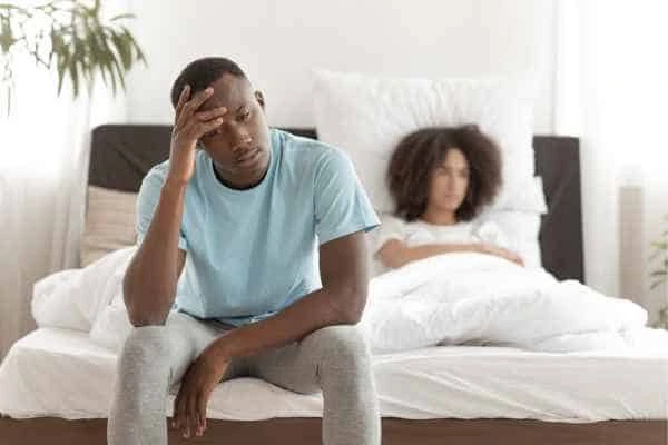 Man upset about ED symptoms Barrow