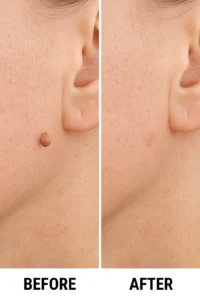 Skin tags removal Barrow before and after