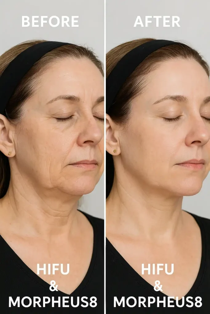 HIFU & Morpheus8 treatment results Barrow - book in today!